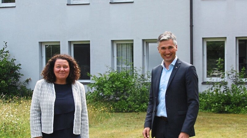 Die neuen Geschäftsführer der Stadthallen GmbH, Sabine Saxinger und Andreas Höhn, freuen sich, dass ab September wieder eine rege Nachfrage nach Buchungen besteht.