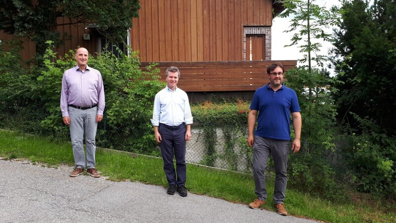 Als neues Team gemeinsam stark: Dritter Bürgermeister Martin Eberl, Bürgermeister Johann Schreff und Zweiter Bürgermeister Uli Tafelmayer.