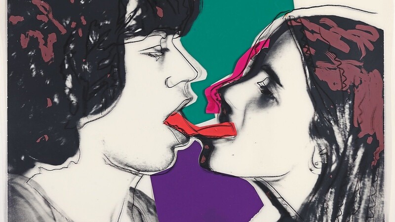 Andy Warhols "Rolling Stones - Liebe, die man lebt (Mick Jagger)" von 1975