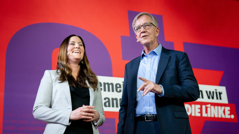 Janine Wissler und Dietmar Bartsch führen die Linke als Spitzenkandidaten in den anstehenden Bundestagswahlkampf.