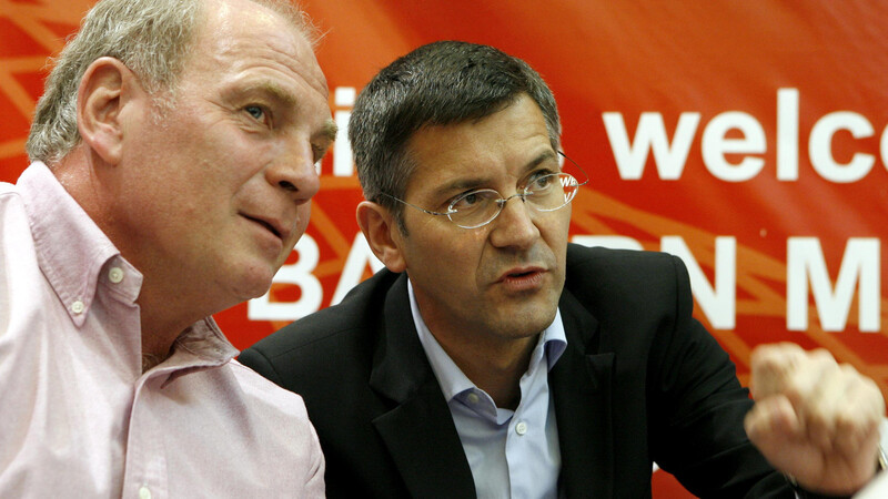 Berater: Herbert Hainer (re.) ist beim FC Bayern stellvertretender Aufsichtsratschef unter Uli Hoeneß.