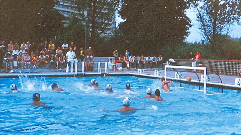 Im Vorfeld der Spiele von München wurde im Landshuter Freibad ein Sechs-Nationen-Turnier im Wasserball ausgetragen.