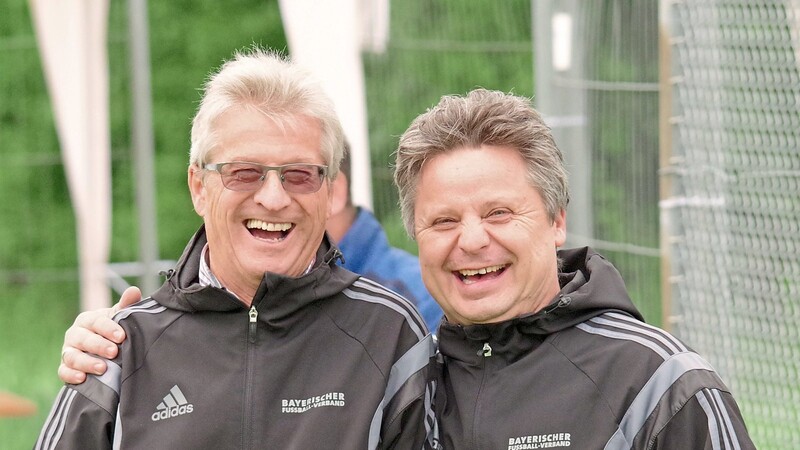 Kreisspielleiter Rupert Karl (links) ist für den Liga-Pokal der Kreisligen verantwortlich und Michael Koriath (rechts) für den Pokal der Kreisklassen und der B-Klassen.