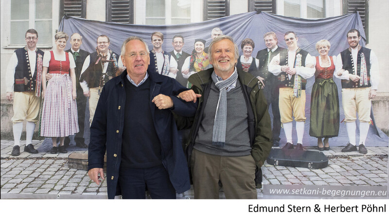 Edmund Stern (li.) und Herbert Pöhnl stellen ab 9. Juli im Tschechischen Zentrum München aus.