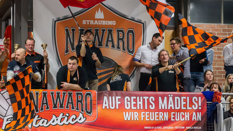 Die Fans von NawaRo Straubing standen wie eine eins hinter ihrer Mannschaft.