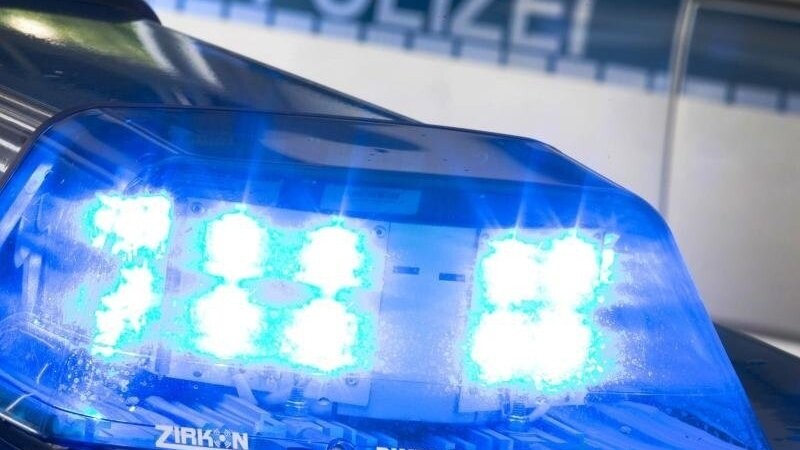 Ein Blaulicht leuchtet am auf dem Dach eines Polizeiwagens. Foto: Friso Gentsch/Archivbild