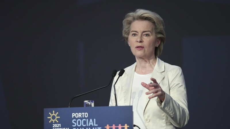 Mehrere Ziele von EU-Kommissionspräsidentin Ursula von der Leyen finden sich in der Erklärung von Porto wieder.