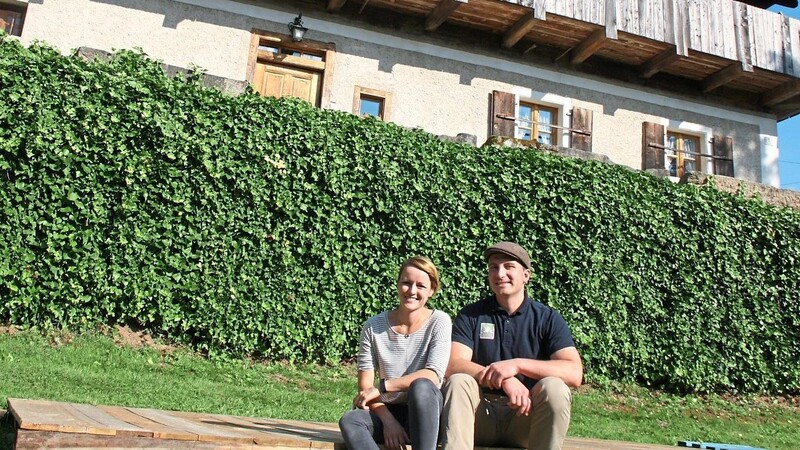 Die siebte Generation auf dem Steinhof: Sebastian und Renate Kerscher.