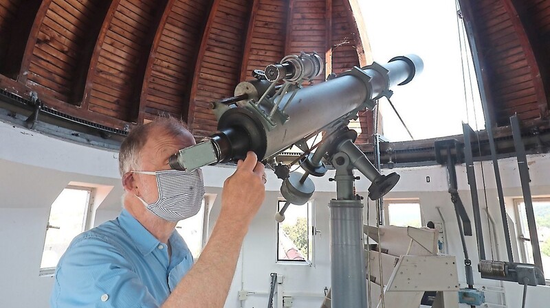 Der Lehrer und Hobby-Astronom Bernhard Schwing betreut die Sternwarte Seligenthal.
