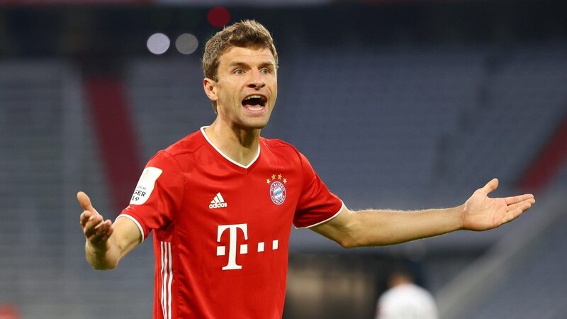 Thomas Müller war mit der zweiten Halbzeit der Bayern gegen Frankfurt nicht ganz zufrieden.