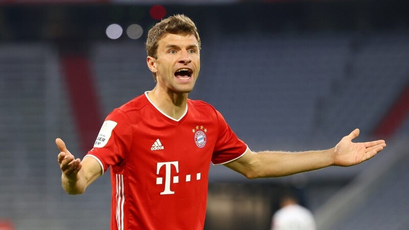 Thomas Müller war mit der zweiten Halbzeit der Bayern gegen Frankfurt nicht ganz zufrieden.