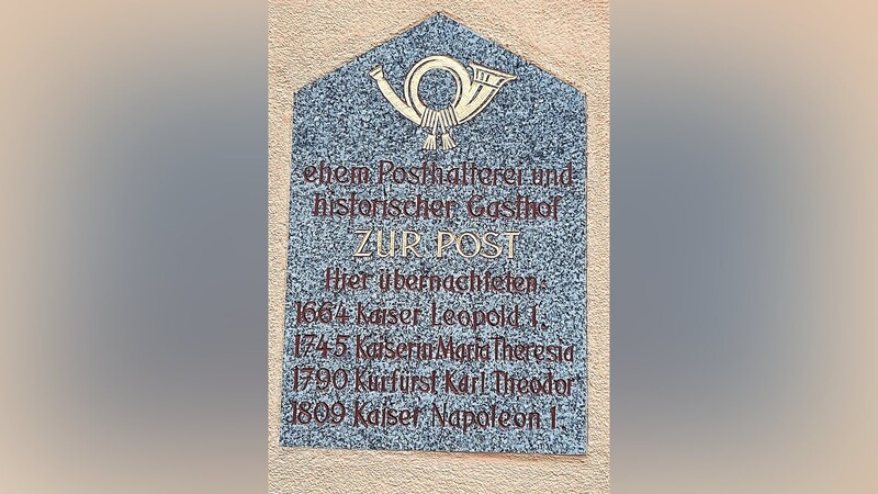 Hohe Gäste im Gasthaus "Zur Post".