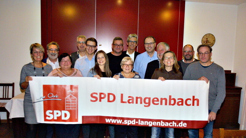 Die Gemeinderatskandidaten der Langenbacher SPD.