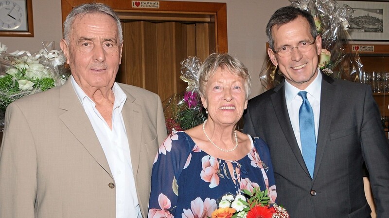 Zum Ehejubiläum hat auch Bürgermeister Helmut Steininger gratuliert.