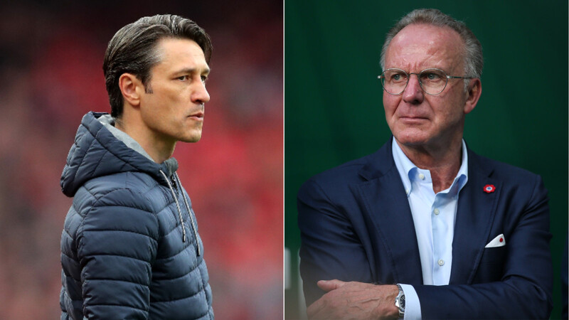 "Ich muss meine Leistung bringen - und wenn ich sie bringe, müssen wir gar nicht diskutieren", sagt Bayern-Trainer Niko Kovac (links) mit Blick auf die von Vorstandsboss Karl-Heinz Rummenigge nicht ausgesprochene Jobgarantie.