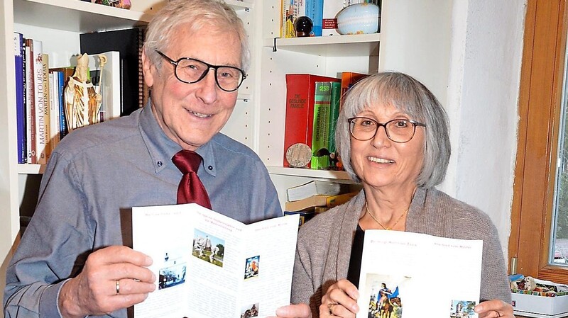 Das Ehepaar Bernd und Rosemarie Badeda erstellte einen Prospekt, der in vielen Kirchen ausliegt.