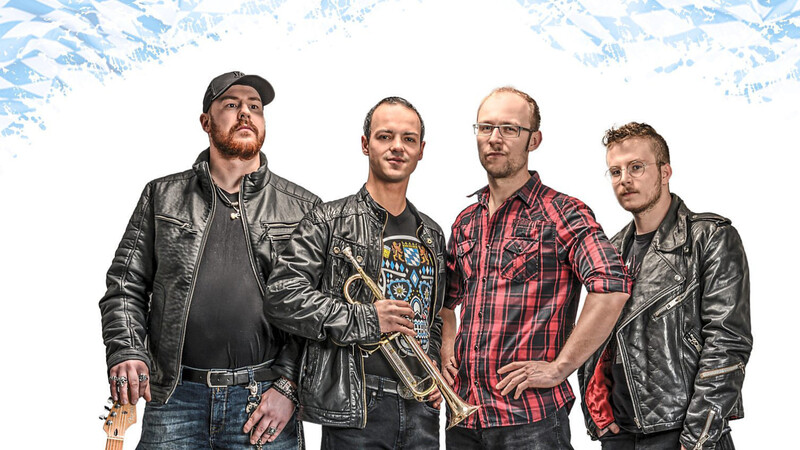 Die bayerisch Rockband "Da oide Schlog" spielt im "Tex Mex".