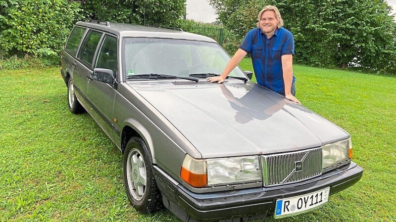 Mit diesem Volvo ist Roy Black immer zu den Dreharbeiten an den Wörthersee gependelt.
