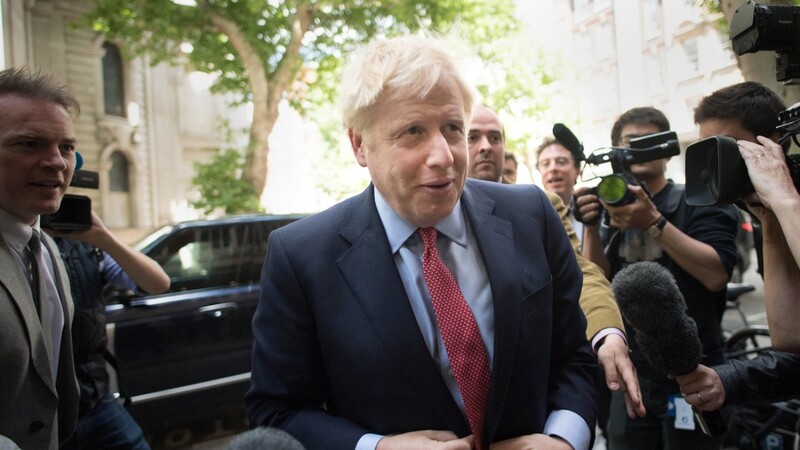 Der ehemalige Außenminister Boris Johnson gilt als klarer Favorit.