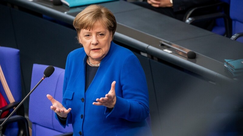Ruhig, souverän, schlagfertig: Bundeskanzlerin Angela Merkel.