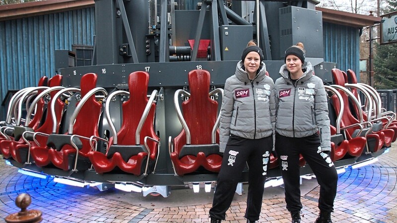 Julia und Stephanie Müller verbanden ihren Weltrekordversuch mit einem Spendenaufruf.