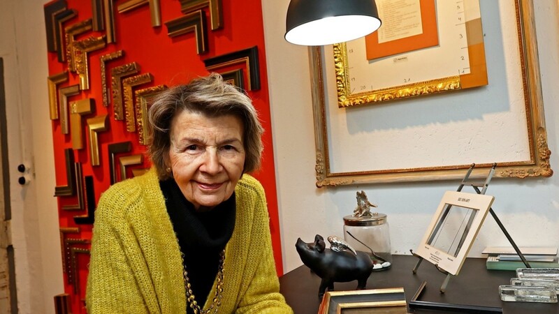 Stammkundin seit 50 Jahren: die Galeristin Margret Biedermann.
