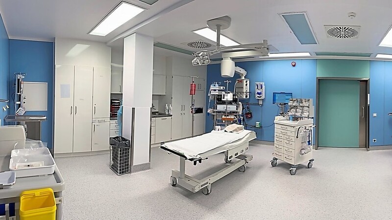 Der neue Schockraum am Klinikum ist hochmodern ausgestattet, spezialisiert und umfassend ausgerichtet.