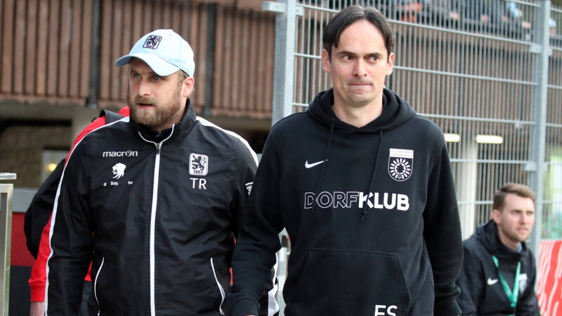 In der Dritten Liga im Fokus: Löwen-Trainer Daniel Bierofka (li.) und Florian Schnorrenberg, Ex-Coach von Großaspach.