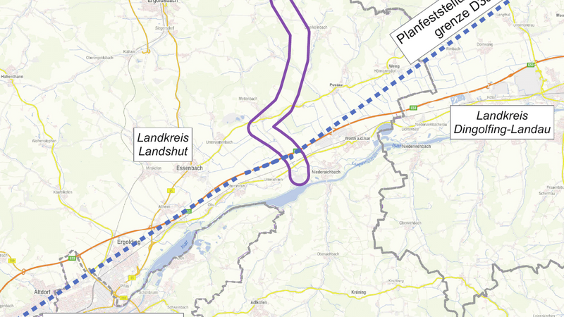 Noch gibt es keine genaueren Karten zur Trassenplanung, wie Tennet auf LZ-Nachfrage mitteilt. Lediglich der Korridor ist auf der Tennet-Homepage zu finden.