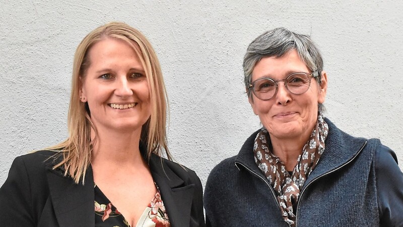 Daniela Hame (links) ist bei der Fala für den Bereich Inklusion zuständig. Maria Herzog ist die neue Ansprechpartnerin in Vilsbiburg.