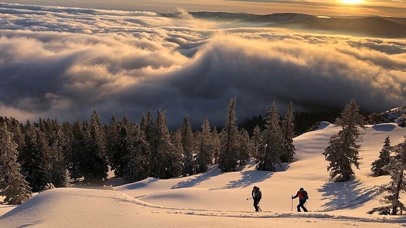 Ganz gleich ob auf Schneeschuhen oder Langlaufski, eine Tour durch die Winterlandschaft ist immer ein Erlebnis