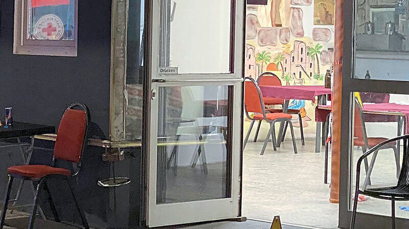 In diesem Internetcafé ist ein Mann getötet worden.