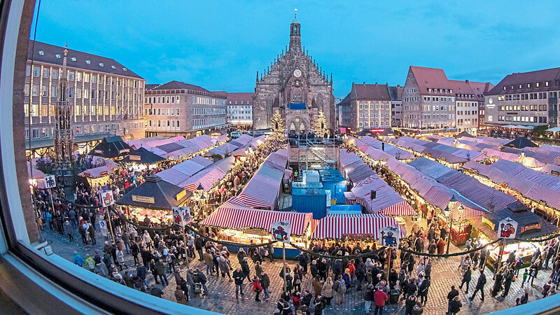 Der Christkindlesmarkt in Nürnberg ist weltberühmt.