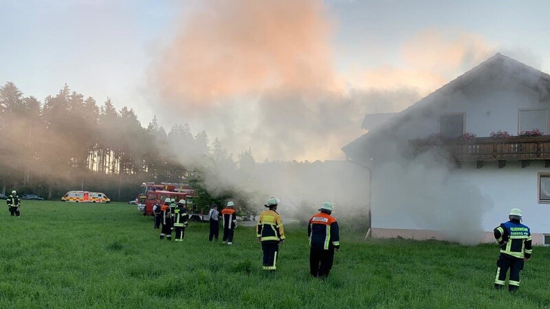 Die Feuerwehren wurden zu einem Brand in Daberg gerufen.
