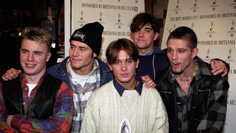 Take That 1993 (von links): Gary Barlow, Howard Donald, Mark Owen, Robbie Williams und Jason Orange
