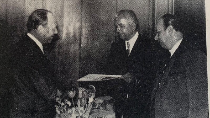 Im Rahmen der Versammlung wurde Hermann Lang geehrt.