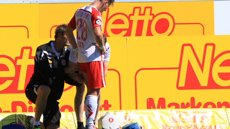 Kolja Pusch musste im Spiel gegen Aalen verletzungsbedingt ausgewechselt werden.