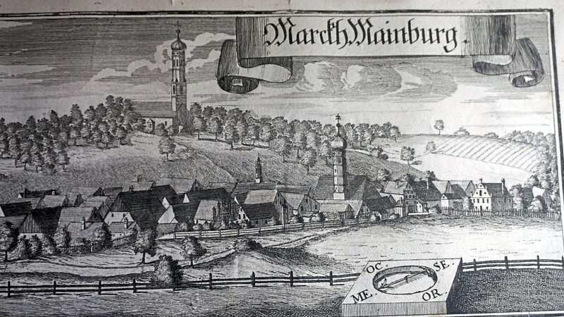 Den beschaulichen Marktflecken Mainburg im Jahr 1701 zeigt ein Wening-Stich im Stadtmuseum - ein ganz besonderes Werk.