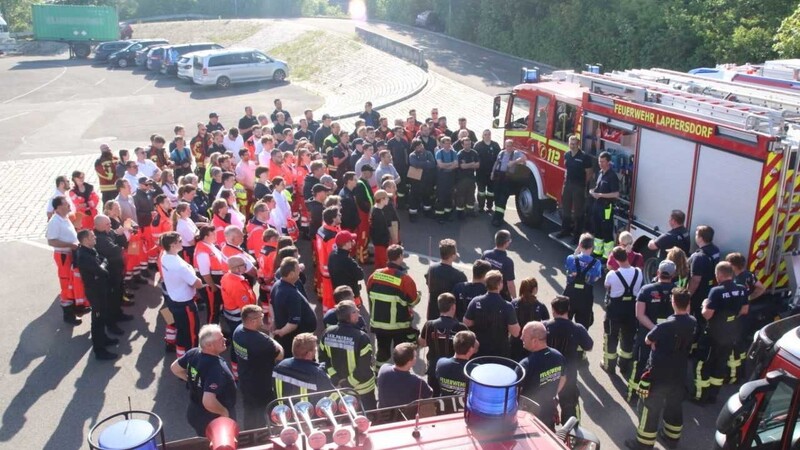 Über 180 Einsatzkräfte waren beim Traumatag in Lappersdorf im Einsatz, um für den Notfall zu üben.