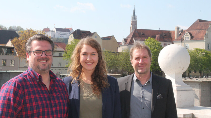 Raben-Geschäftsführer André Wehnert (links), Barbara Wezorke und WEDIS-Vorstandschef York Schulze