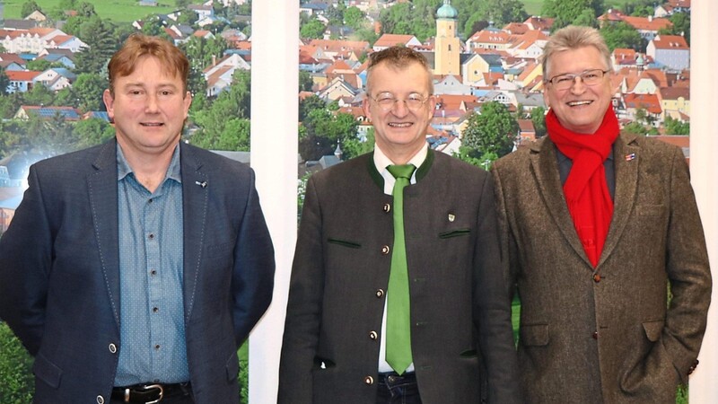 Wollen sich für Waldmünchen starkmachen und Verantwortung übernehmen: Wolfgang Kürzinger, Markus Ackermann und Manfred Ruhland (von links).