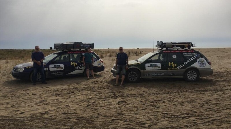 Sandstrände erwarteten die Teilnehmer im Ebrodelta.