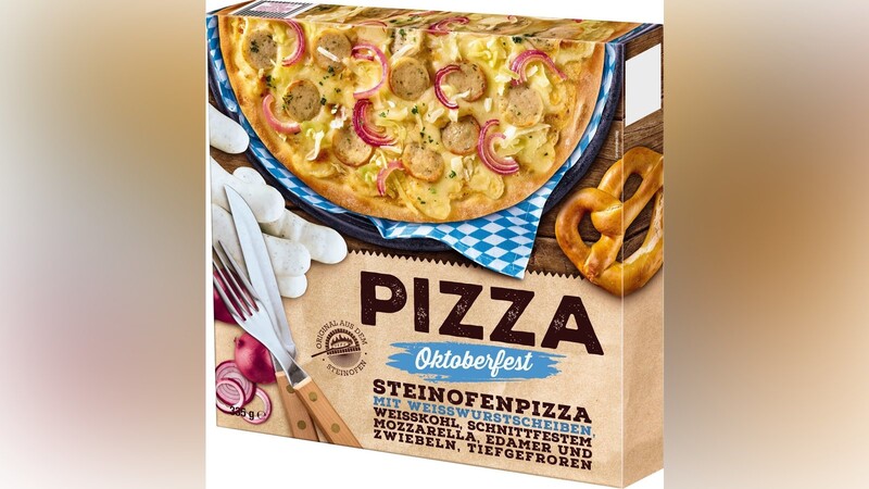 So sieht sie aus, die berüchtigte "Oktoberfest-Pizza" von Netto.
