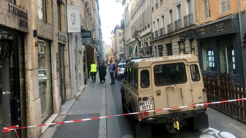In der Innenstadt der südfranzösischen Stadt Lyon hat sich eine Explosion ereignet.