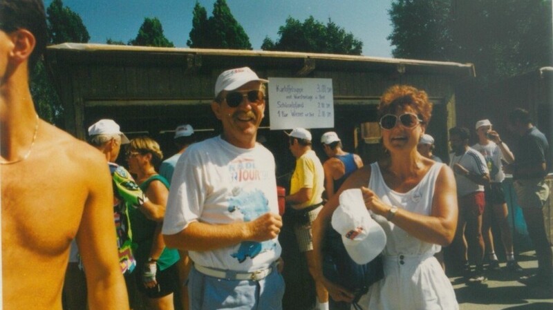 Dieter und Ilona Zingler waren die einzigen Landauer, die 1990 an der ersten BR-Radltour teilnahmen.