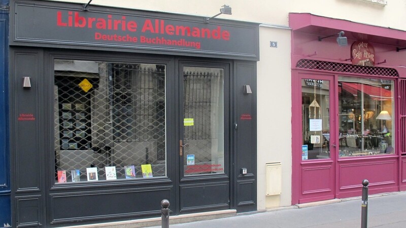 Die frühere "Libraire Allemande" am ersten Standort im Quartier Latin.