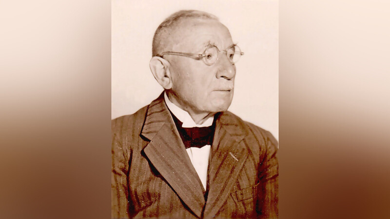 Heimatforscher Professor Georg Hecht (1872 bis 1951).
