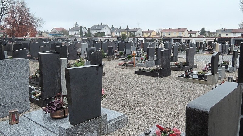 Der Friedhof in Osterhofen.