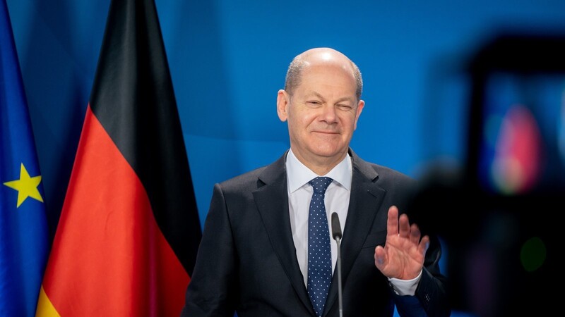 Aktuell kommen Kanzlerkandidat Olaf Scholz und seine SPD laut Umfragen auf 14 oder 15 Prozent.