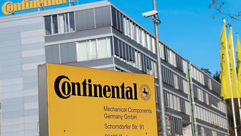 Der Continental-Standort in Roding.
